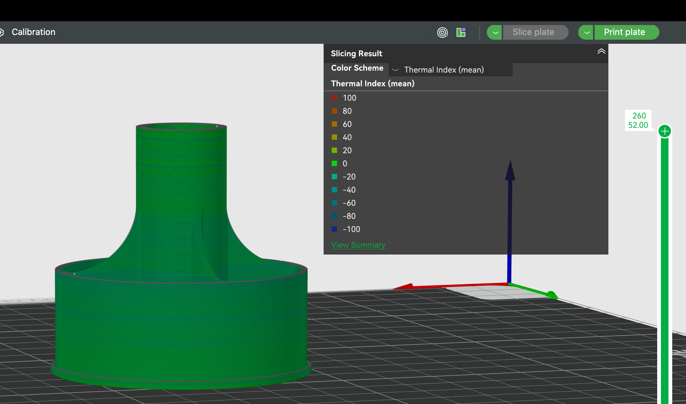 Optimised Thermal Quality Index PETG