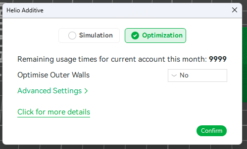 Optimiser outer walls?