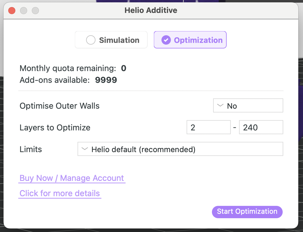 Optimiser outer walls?